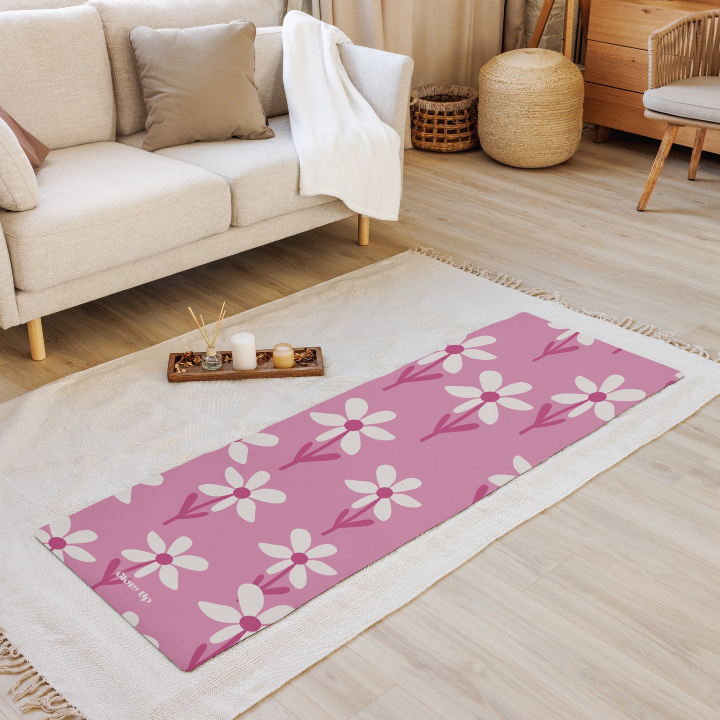 FLOWERS YOGA MAT