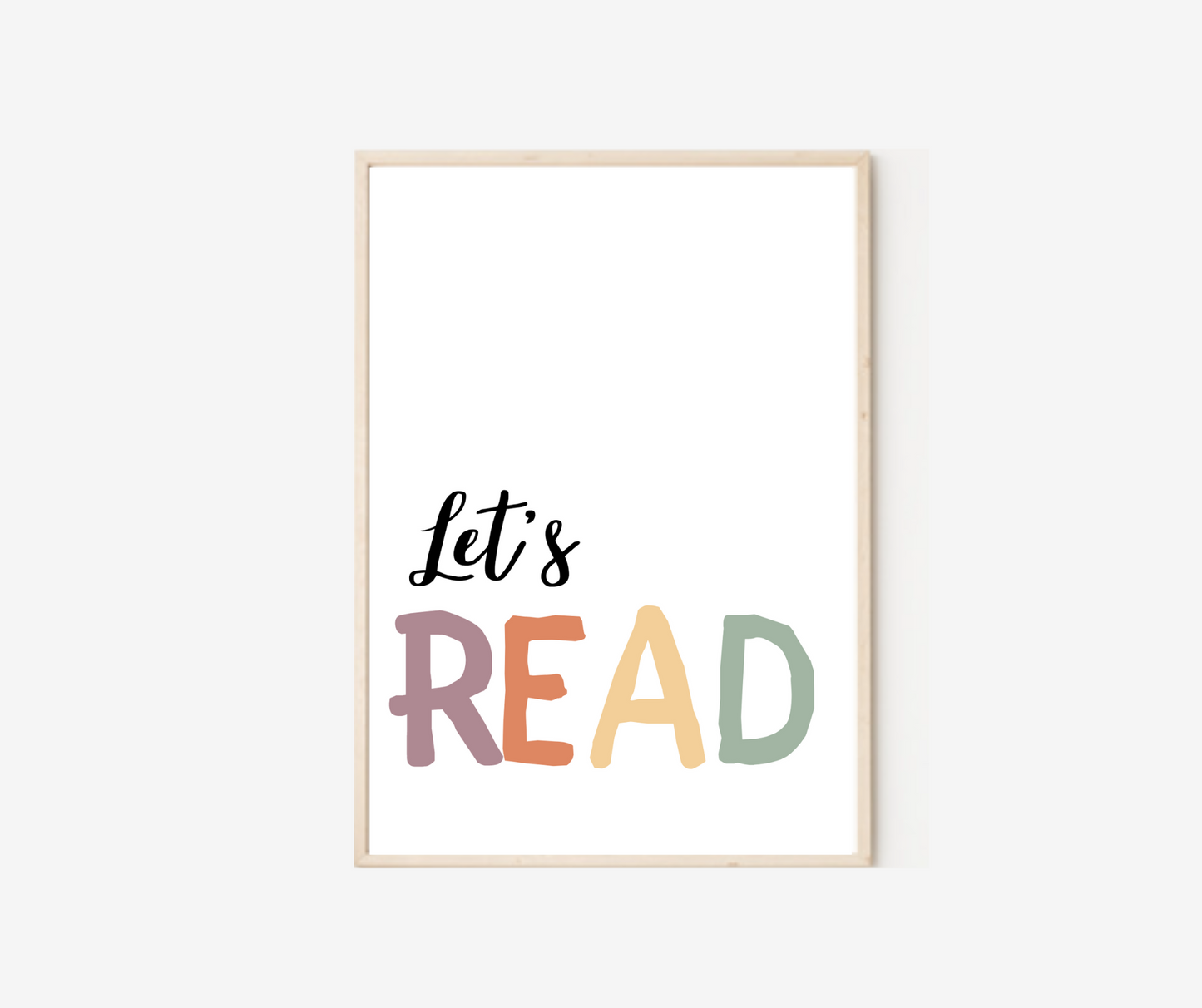 Let's play, Let's read Posters