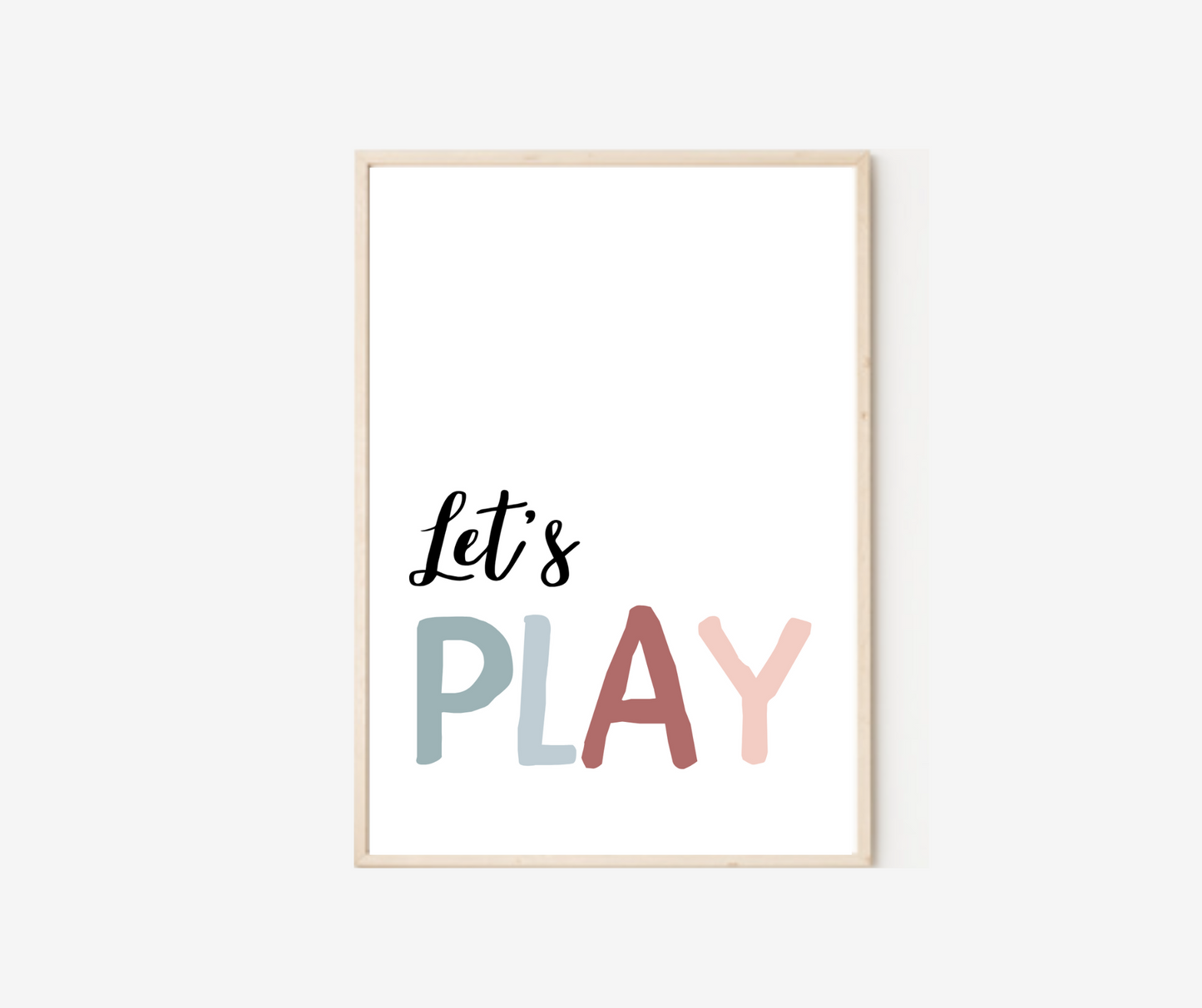 Let's play, Let's read Posters